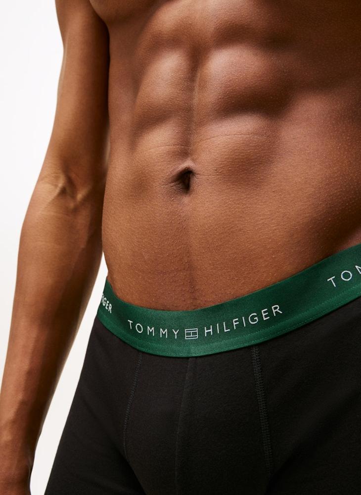 TOMMY HILFIGER 3-Pack Signature Logo Metallic Waistband Trunks - Image 5