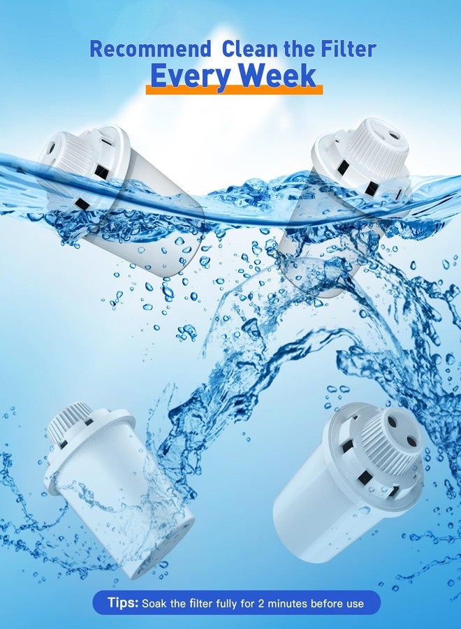 فلتر بديل لنافورة مياه الكلاب من الفولاذ المقاوم للصدأ من PETNF، متوافق مع موديلات D2223، D2341، D2322، D2340، يدوم شهرين، ترشيح رأسي من 7 طبقات للمياه العذبة - Image 5