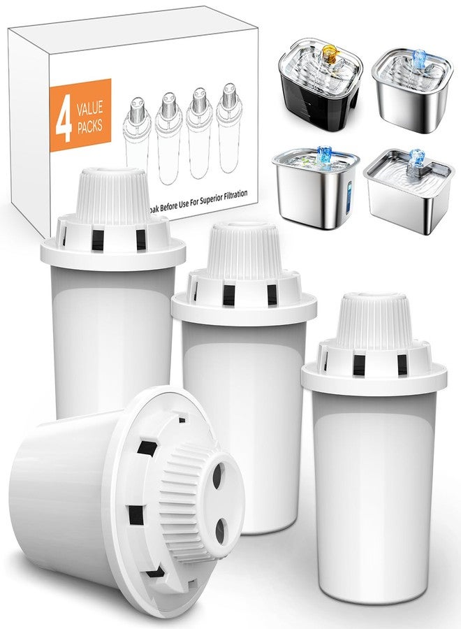 فلتر بديل لنافورة مياه الكلاب من الفولاذ المقاوم للصدأ من PETNF، متوافق مع موديلات D2223، D2341، D2322، D2340، يدوم شهرين، ترشيح رأسي من 7 طبقات للمياه العذبة - Image 1