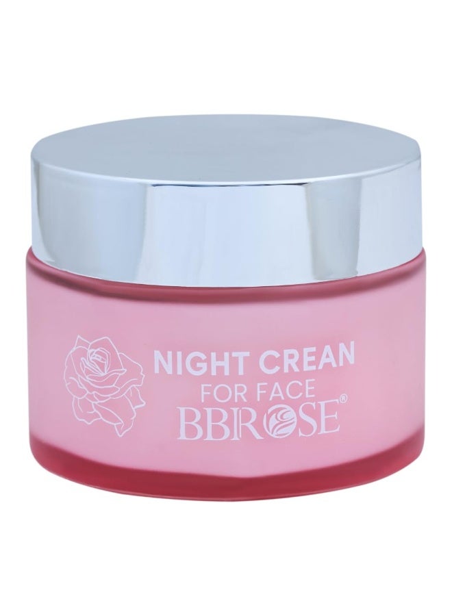BBROSE Rose & 2% Salicylic Acid Night Cream – 50ml Nourishing & Hydrating Overnight Moisturizer | Anti-Aging Formula with Natural Rose Extract | Reduces Fine Lines, Wrinkles | Paraben-Free - Image 2