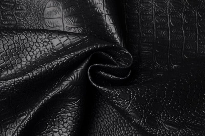 Wento Alligator Skin Fabric Faux Leather Fabric PU Leather Fabric for Upholstery - Image 5