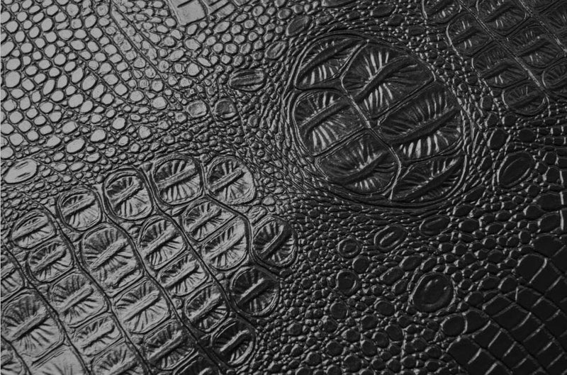 Wento Alligator Skin Fabric Faux Leather Fabric PU Leather Fabric for Upholstery - Image 1