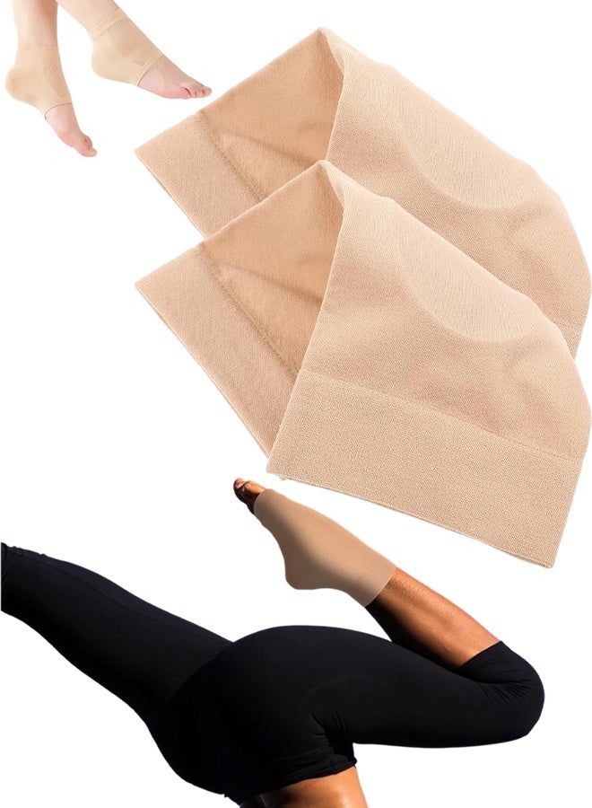 1 Pair Achilles Tendon Support Sleeve, Padded Compression Sleeve for Achilles Tendonitis Relief & Haglunds Heel, Gel Heel Socks & Heel Protectors for Bursitis Relief - Image 1