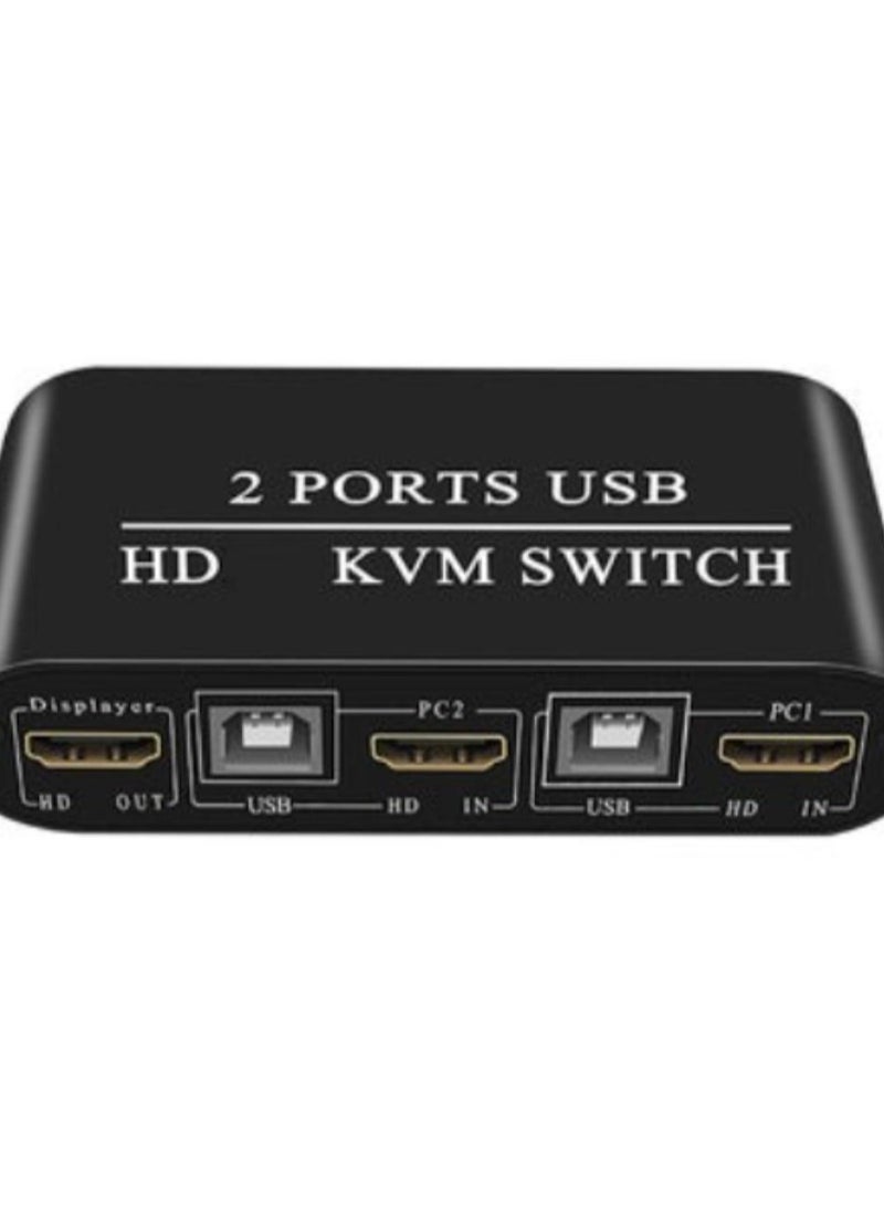 LOULUEN 2-Port USB KVM Switch