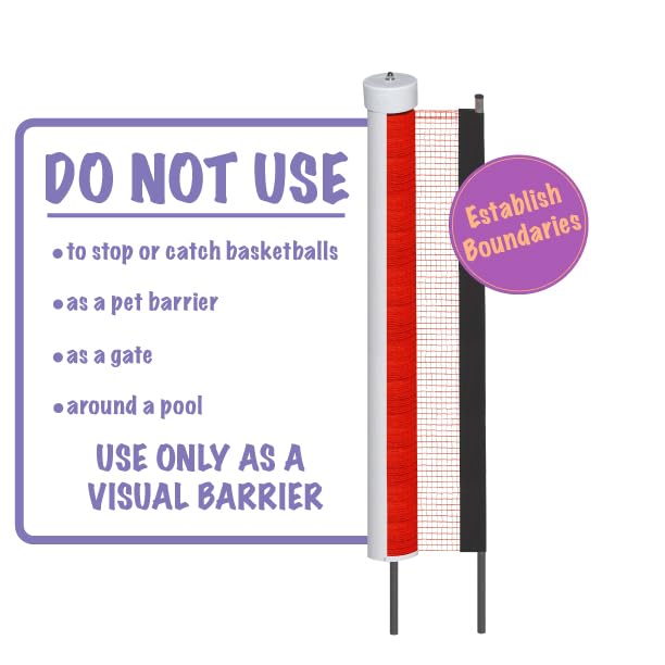 Kidkusion Retractable Driveway Guard Black 25 Driveway Safety Made in The USA Outdoor Visual Barrier Adjustable - Image 5