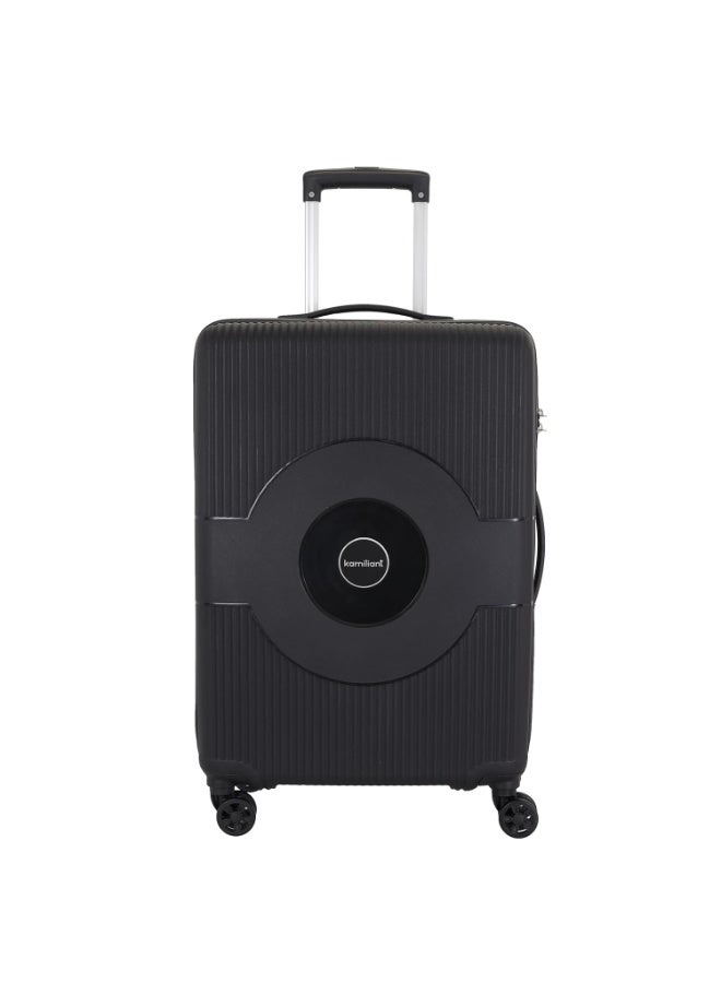 Kamiliant Polypropylene KAM Hard Shell 8 Wheels Double Spinner Suitcase Might DW SP68CM Black,Medium - Image 2