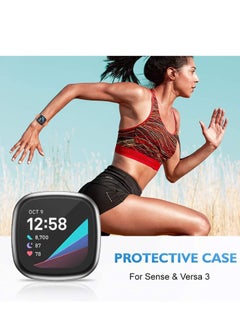 Y&D Smart Watch Protective Case, Screen Protector Case Compatible with for Fitbit Sense and Versa 3, Soft TPU Plated Bumper Full Cover Cases Smartwatch, 4-Pack  - Image 3