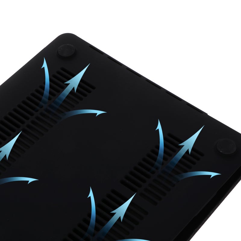 Anti-scratch Laptop Cover Hollow-out Laptop Shell Compatible for Pro13 - Image 3