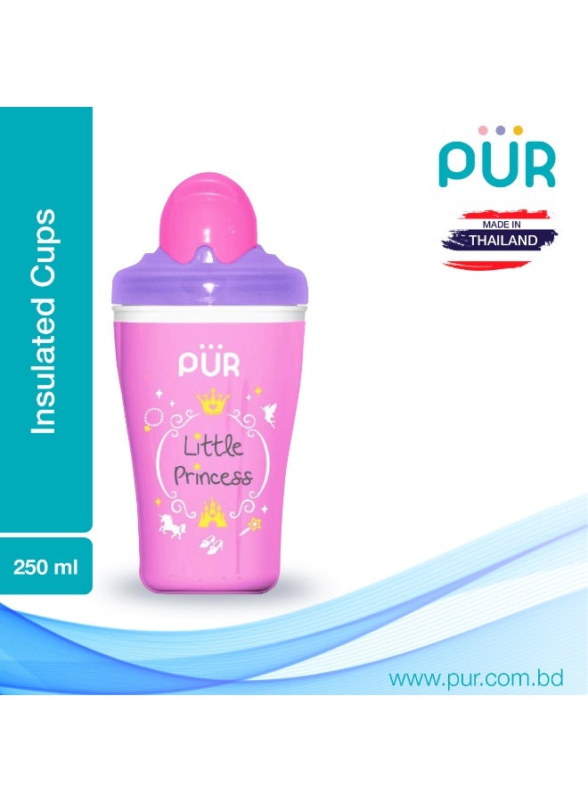 Pur insulated cup 250ml - with a smart, spill-proof straw lid and effective, safe insulation - for children from 12 months - Image 3