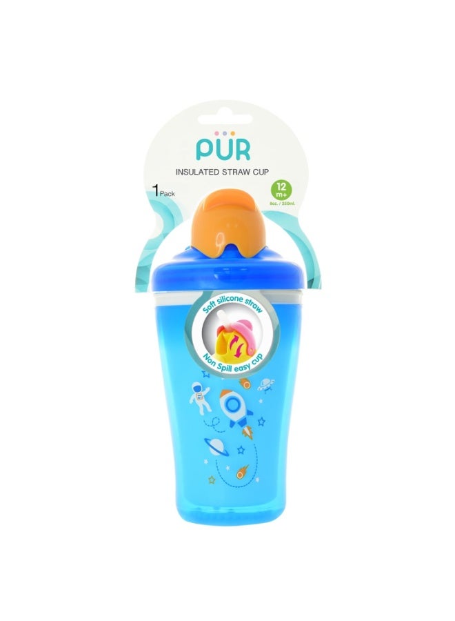 Pur insulated cup 250ml - with a smart, spill-proof straw lid and effective, safe insulation - for children from 12 months - Image 4