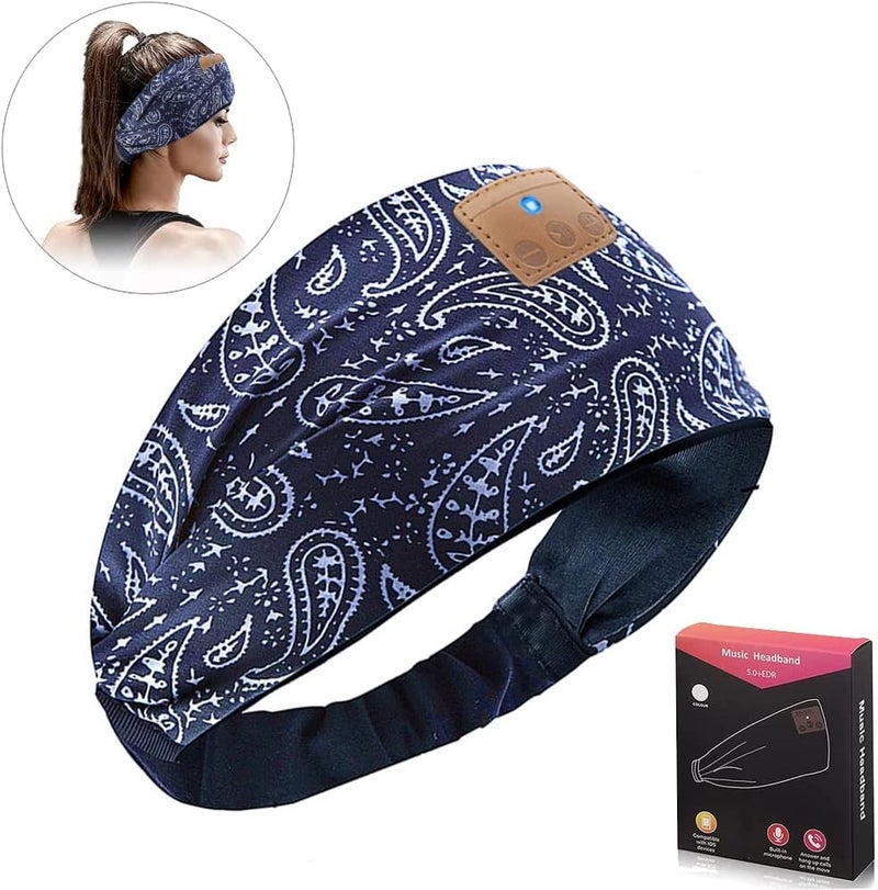 Srliya Bluetooth Headband Sleep Headphones Wireless Music Headband Headphones with HD Speakers for Side Sleepers Training Jogging Yoga Gifts - Image 3