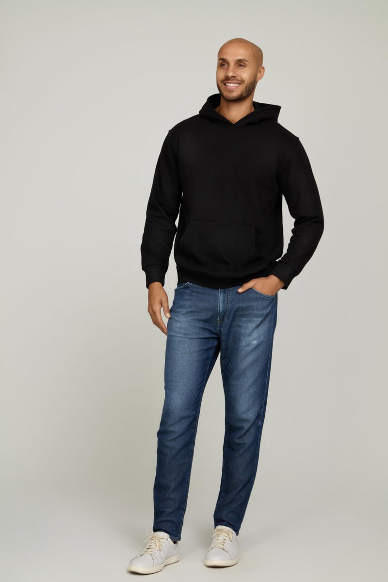 PURE CHAMP 3 Pack Fleece Hoodies for Men Long Sleeve Essentials Hoodie Cotton Active Athletic Workout Sweatshirts for Men - Image 2