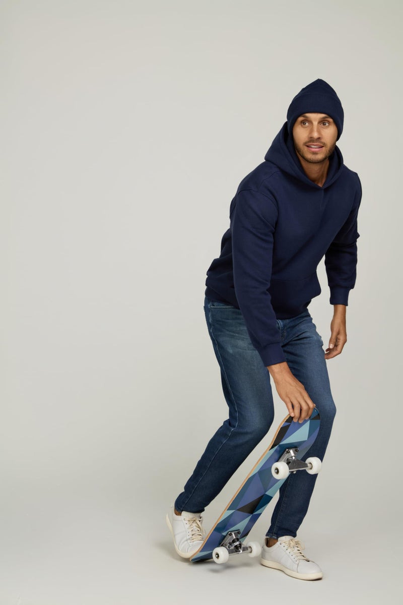 PURE CHAMP 3 Pack Fleece Hoodies for Men Long Sleeve Essentials Hoodie Cotton Active Athletic Workout Sweatshirts for Men - Image 3