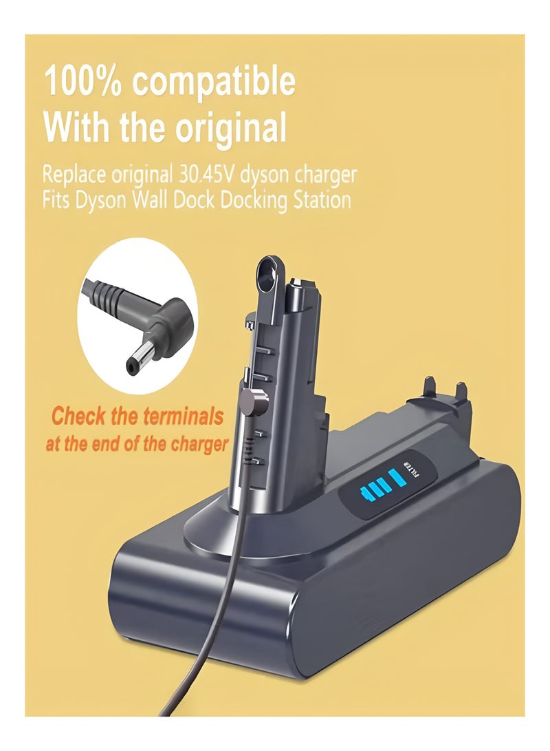 Apluynm 30.45V Charger Compatible with Dyson V10 V11 V12 V15 SV11 SV12 SV14 SV15 SV20 SV22 Cordless handheld vacuums - Image 2