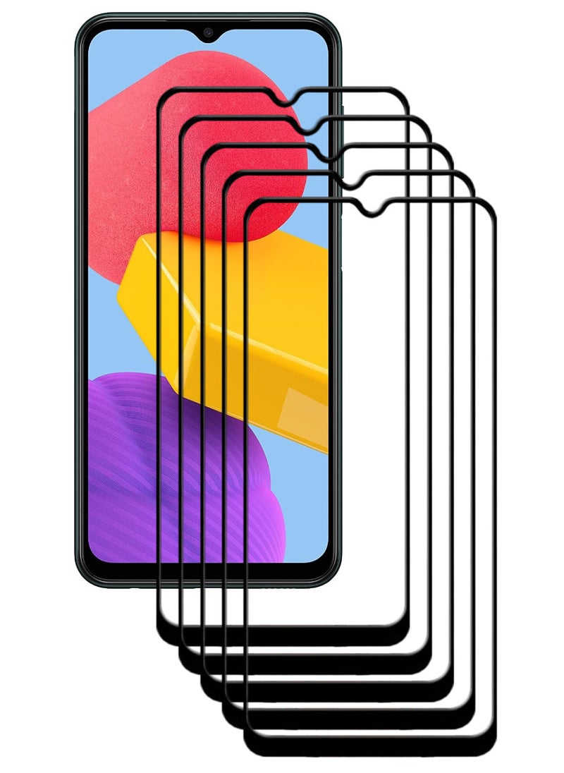 ACLIX 5 Pieces Antistatic ESD Dustproof Premium Quality High Definition Tempered Glass Screen Protector Designed For Samsung Galaxy M13 - Image 1