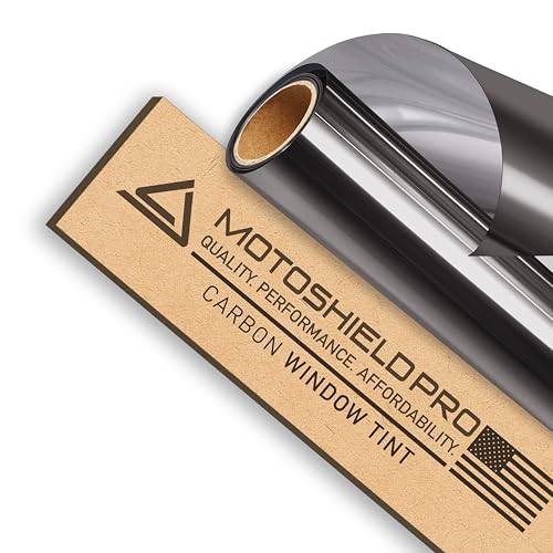 MotoShield Pro DIY-MotoShield Pro Premium Carbon Tint (15% VLT) 24” in x 5’ ft Roll | Professional Window Film for Auto, Reduce Infrared Heat & Block UV by 99% - Image 1