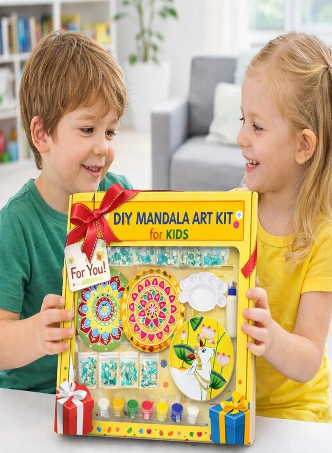 Decordial lippan Art Materials DIY kit Madhubani lippan Art kit pichwai Art kit MDF Board for lippan Wall Decor Work kit for Adults Kids Girls - Image 2