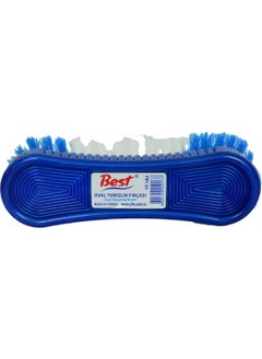 Best Oval Cleaning Brush Plastic Carpet Brush Mixed Color 17 cm  - Image 2