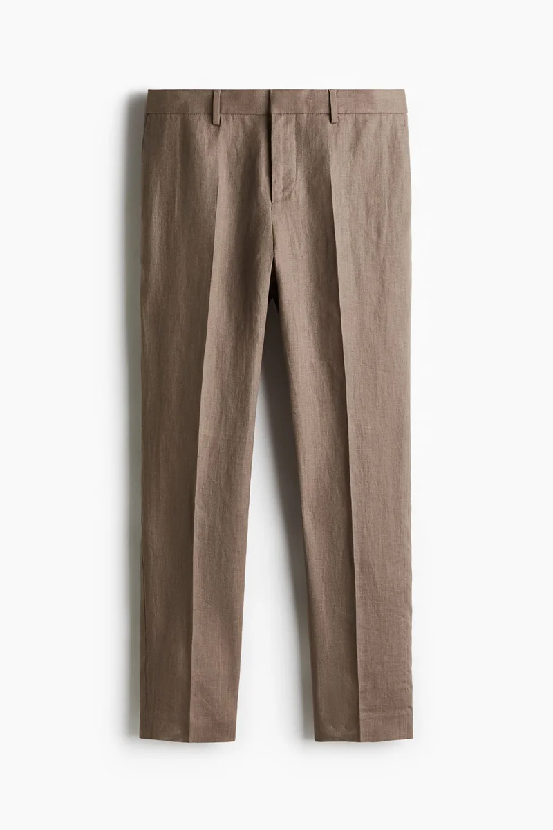 H&M Slim Fit Linen suit trousers