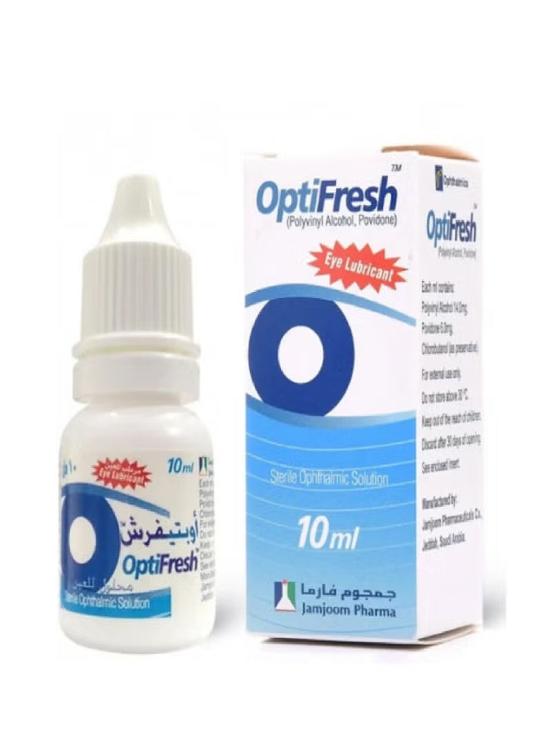 Optifresh Eye Drops 10ml Lubricant Dry Eye Solution