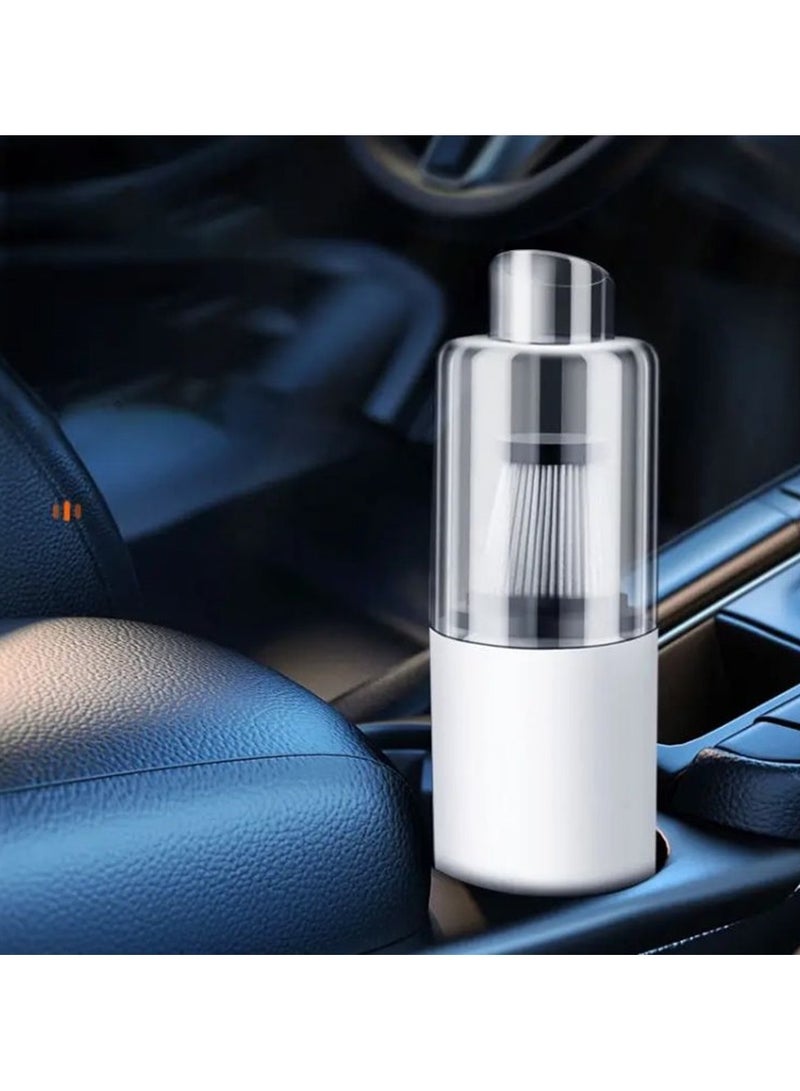 Generic Handheld Portable Cordless Vacuum Cleaner for Car, Home And Office, White - Image 2