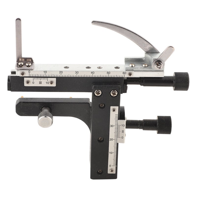 Microscope Moveable Stage Plastic Metal High-Precision Platform - Easy to Install Microscope Accessories for Lab Specimens Moving - Image 1