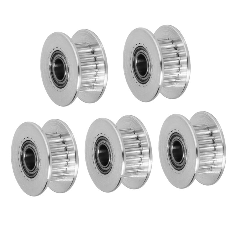 10Pcs Aluminum Teeth Idler Pulley Bore For Printer Synchronous Wheel Belt Drive - Image 1