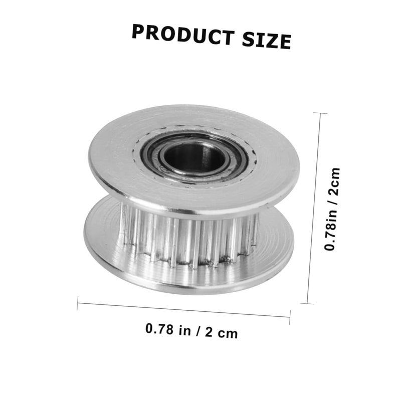10Pcs Aluminum Teeth Idler Pulley Bore For Printer Synchronous Wheel Belt Drive - Image 2