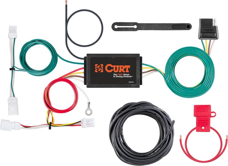CURT 56376 Vehicle-Side Custom 4-Pin Trailer Wiring Harness for Kia Niro - Image 1