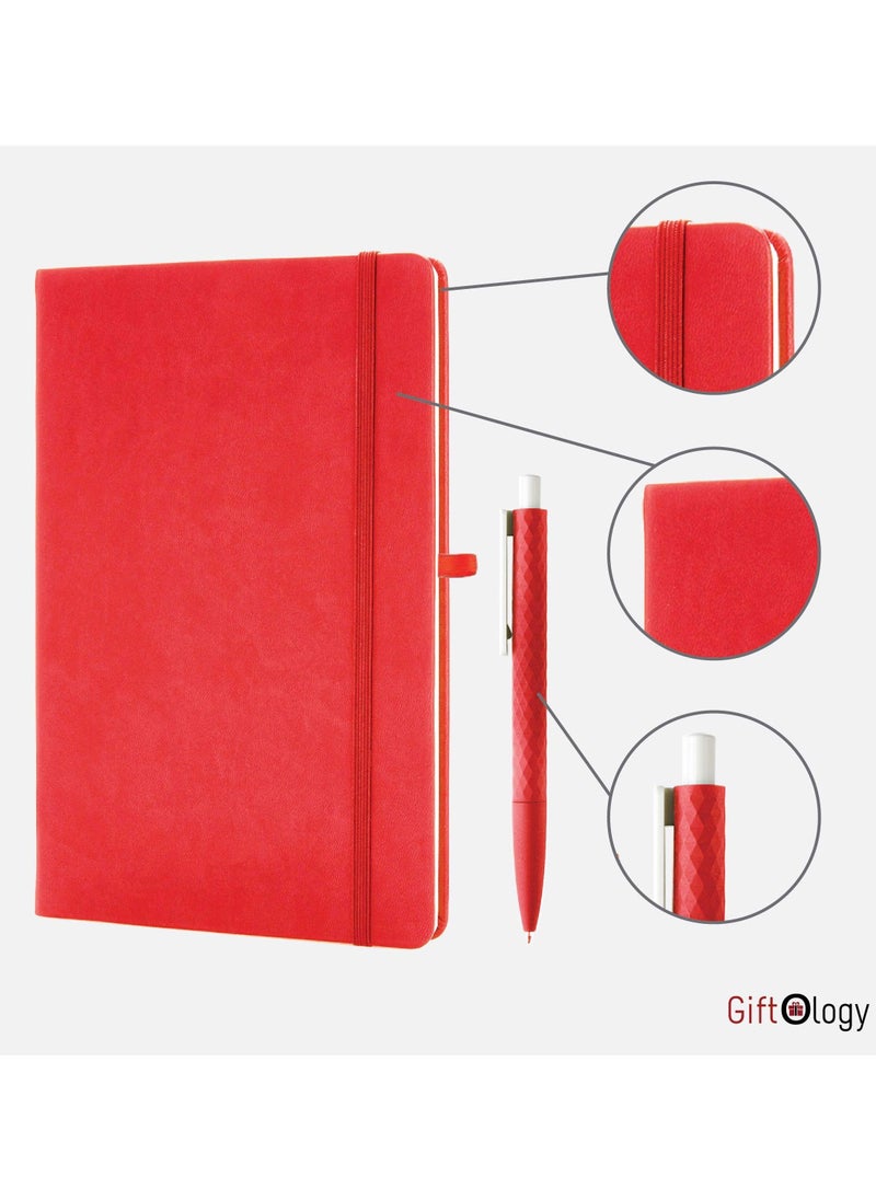 160 Page A5 Hardcover Ruled Notebook and Pen Set - pzsku/Z2AC628FA7FF70603B2EBZ/45/_/1628936430/f8f6784a-5146-45ee-b2fe-05e039316df2