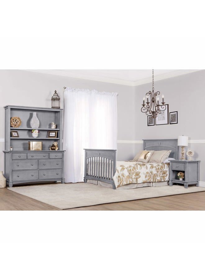 Evolur Santa Fe 5-in-1 Convertible Crib, Storm Grey - Image 5