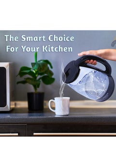 ARSAR PLUS 2 Liter Glass Body Electric Cordless Kettle with 360 Swivel Base 2200W  - Image 5