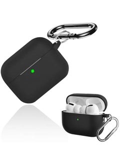 Generic Soft Silicone Case Cover for Airpods Pro 2nd/1st Gen - Shock-Absorbing Protective Skin with Keychain - Cpatible with Apple Airpods Pro 2023/2022/2019  - Image 1