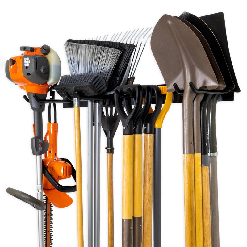 StoreYourBoard BLAT Garage Tool Organizer Wall Mount, Garage Organization and Storage, Shovel & Rake Hangers Garden Yard Tool Rack, Industrial Steel Holds 250 Pounds - Image 1