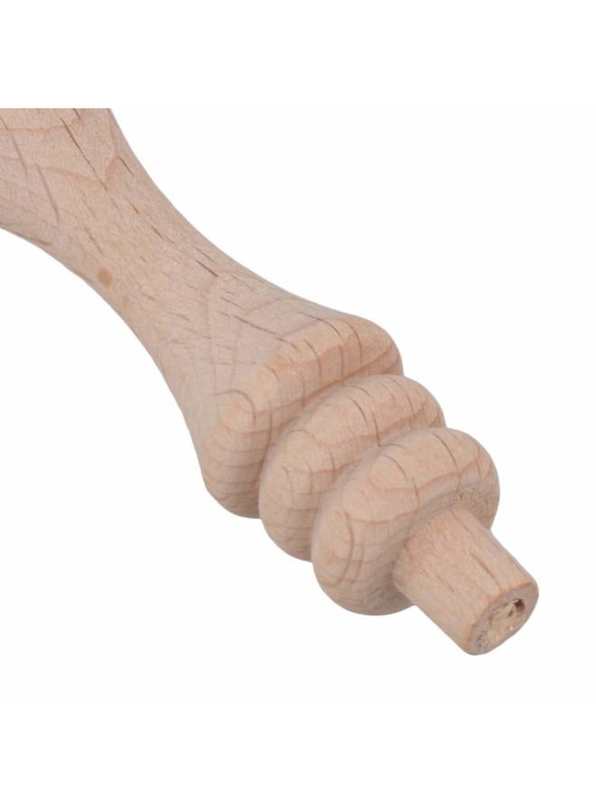 RDEXP 13.3cm Length Unpainted Wood Craft Spindles Baluster for Home Restaurant Decor Repair Decoration Set of 4 - Image 5