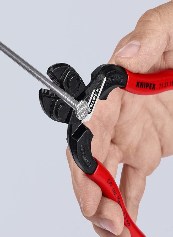 كنيبيكس قواطع البراغي المدمجة Knipex CoBolt® S مع تجويف في حافة القطع مطلية باللون الأسود ومغطاة بالبلاستيك 160 مم 71 31 160 - Image 5