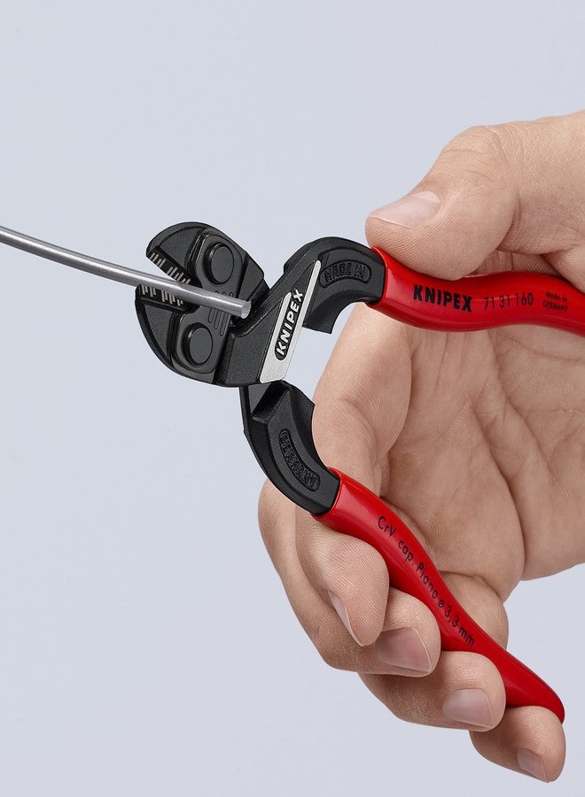كنيبيكس قواطع البراغي المدمجة Knipex CoBolt® S مع تجويف في حافة القطع مطلية باللون الأسود ومغطاة بالبلاستيك 160 مم 71 31 160 - Image 4