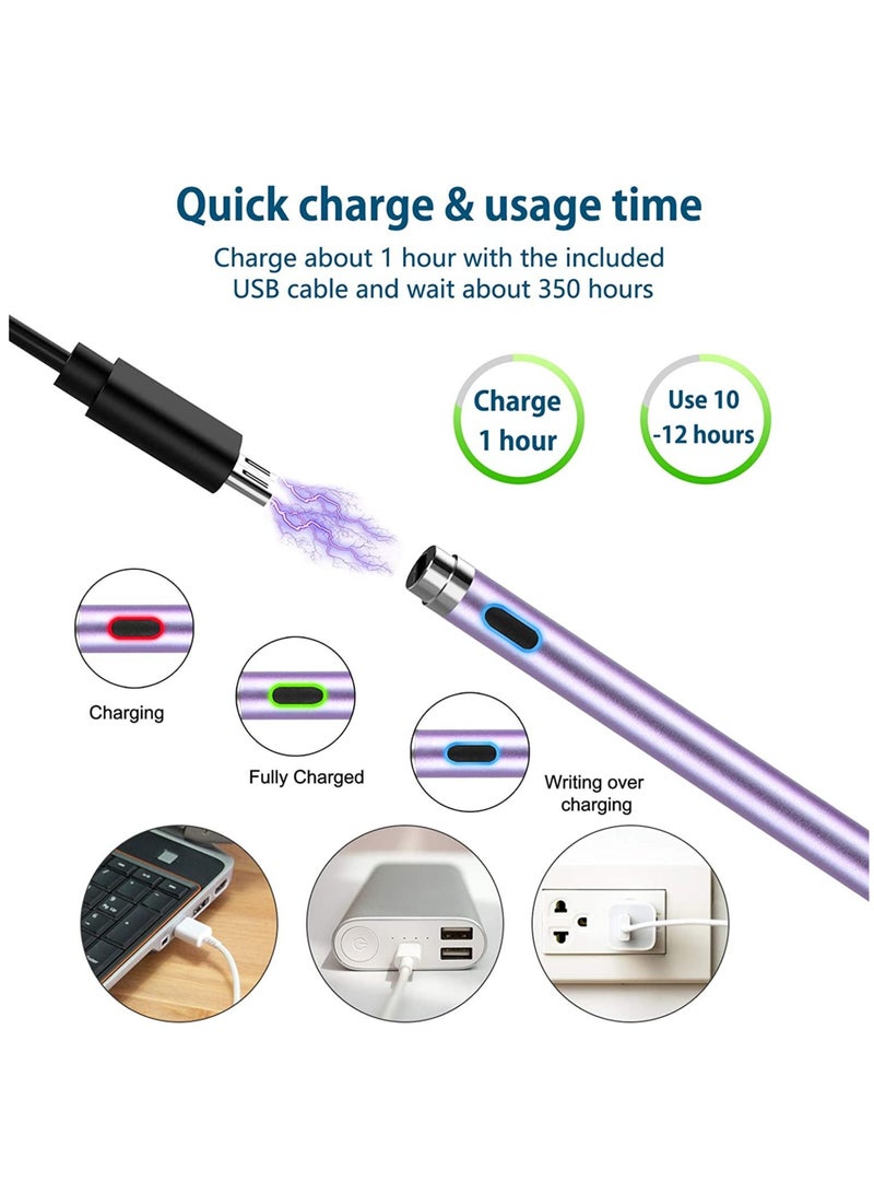 ELTRAZONE Active Stylus Pens for Touch Screens, Digital Stylish Pen Pencil Rechargeable Compatible with Most Capacitive Touch Screens - Image 4