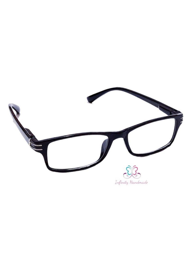 ماركة غير محددة نظارات قراءة للجنسين لقصر النظر الشيخوخي مع صندوق نظارات خاص ومنديل قطني مجاني، حصرية من البائع انفينيتي هاندميد فقط  - Image 3