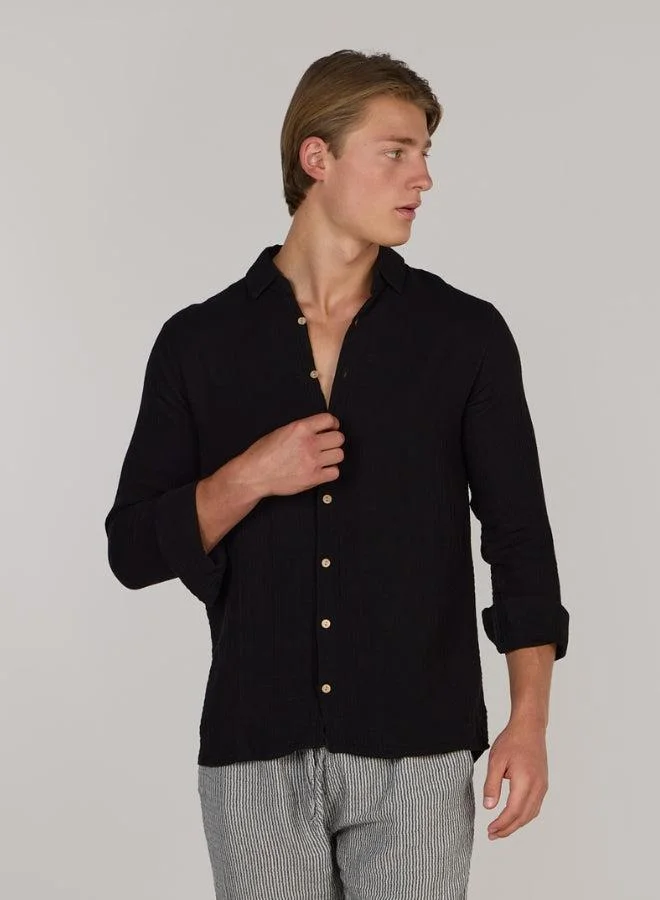 Just Nature Timmy Classic Shirt with Long Sleeves