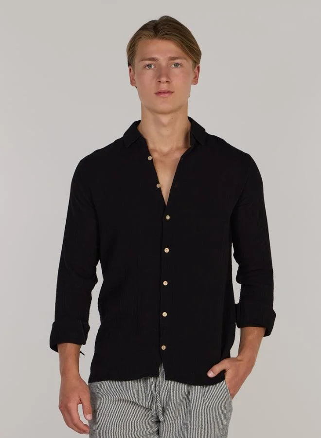 جاست نيتشر قميص تيمي كلاسيك بأكمام طويلة