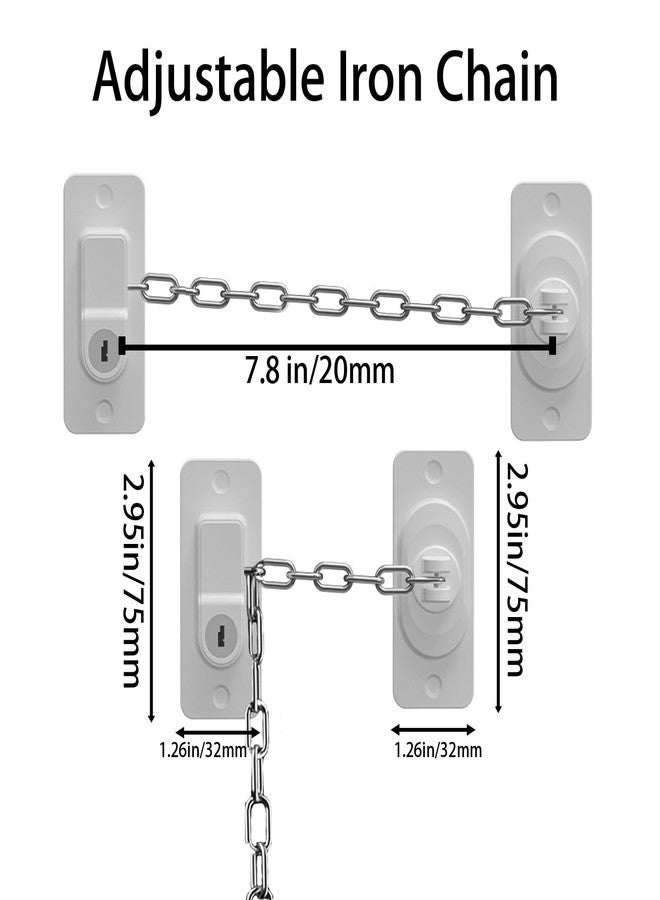 CMINGJ （2 Pack）Child Safety Locks, Adjustable Refrigerator Lock with Keys, for Fridge, Cabinets, Drawers, Dishwasher, Toilet and Child Safety Cabinet Lock, for Child,Kids and Toddlers - Image 3