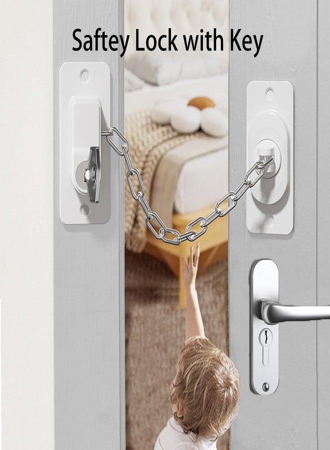 CMINGJ （2 Pack）Child Safety Locks, Adjustable Refrigerator Lock with Keys, for Fridge, Cabinets, Drawers, Dishwasher, Toilet and Child Safety Cabinet Lock, for Child,Kids and Toddlers - Image 2