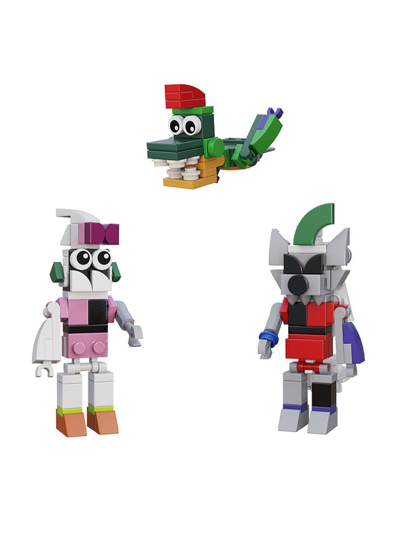 Smash Combination 150pcs Building Block Toys, Magic Numbers Circus Action Figures,, Gifts For Boys And Girls Game Fans - Image 1