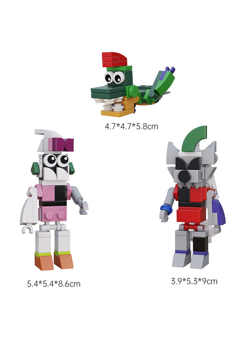 Smash Combination 150pcs Building Block Toys, Magic Numbers Circus Action Figures,, Gifts For Boys And Girls Game Fans - Image 2