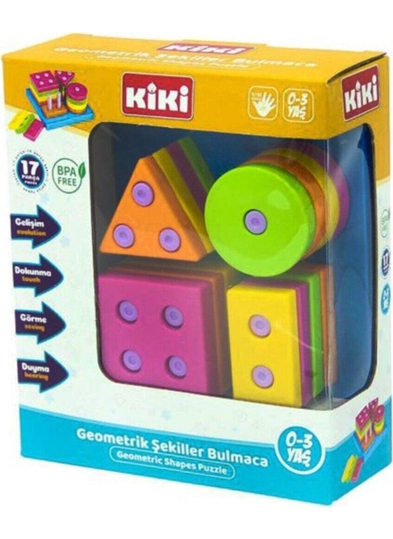 Unisex Kids Colorful Kiki Geometric Shapes Puzzle - pzsku/Z2AC6E1B75C9550594F29Z/45/_/1725793625/9051694f-4c66-43c4-92b9-d89415161792