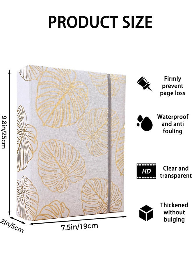 Bukela 200 Pockets Foil Stamping Photo Album for 6 Inches Photos Portable Photo Album for Family Wedding Boys Girls - Image 2