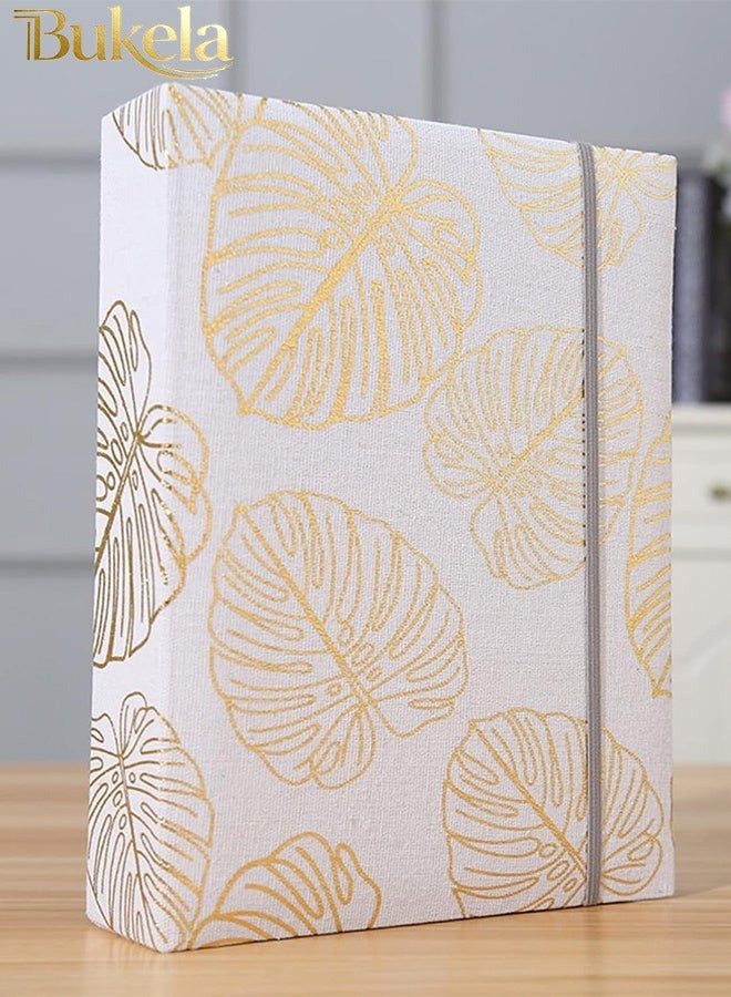 Bukela 200 Pockets Foil Stamping Photo Album for 6 Inches Photos Portable Photo Album for Family Wedding Boys Girls - Image 1
