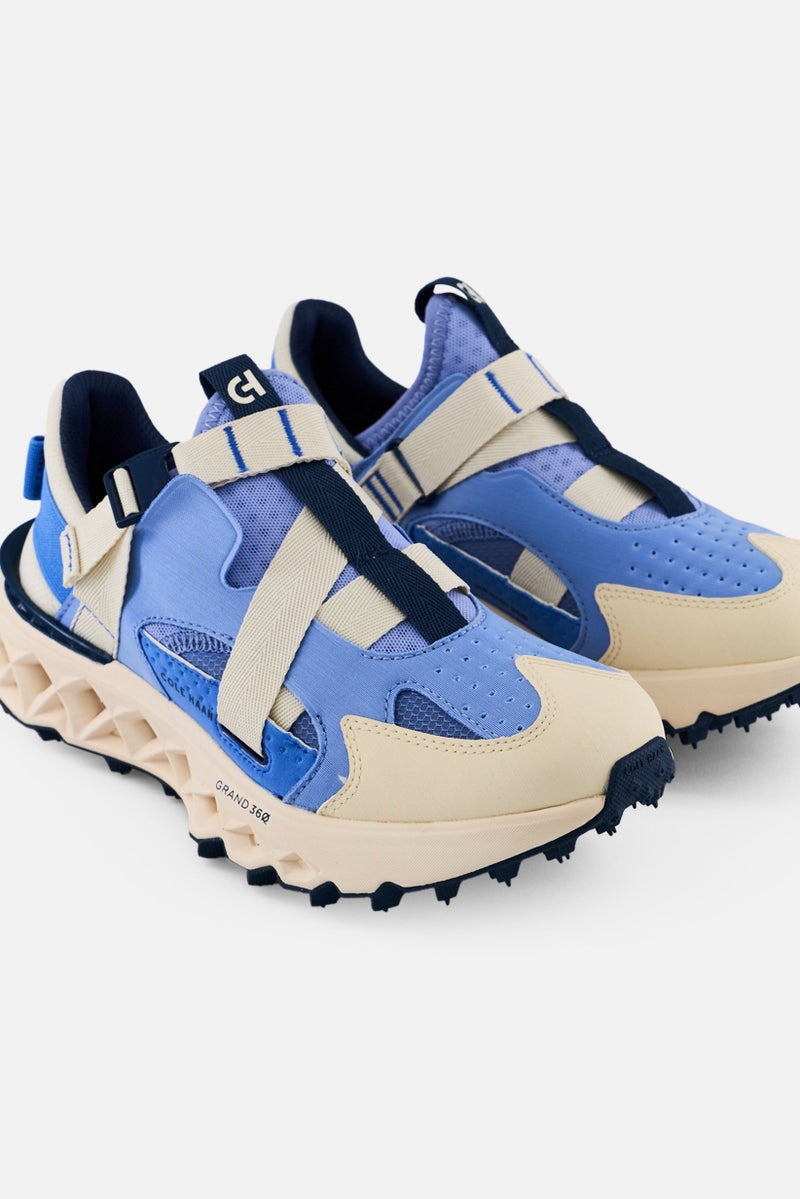 COLE HAAN Women Medium 5zg Monk Running Shoes, Dusty Blue - Image 2