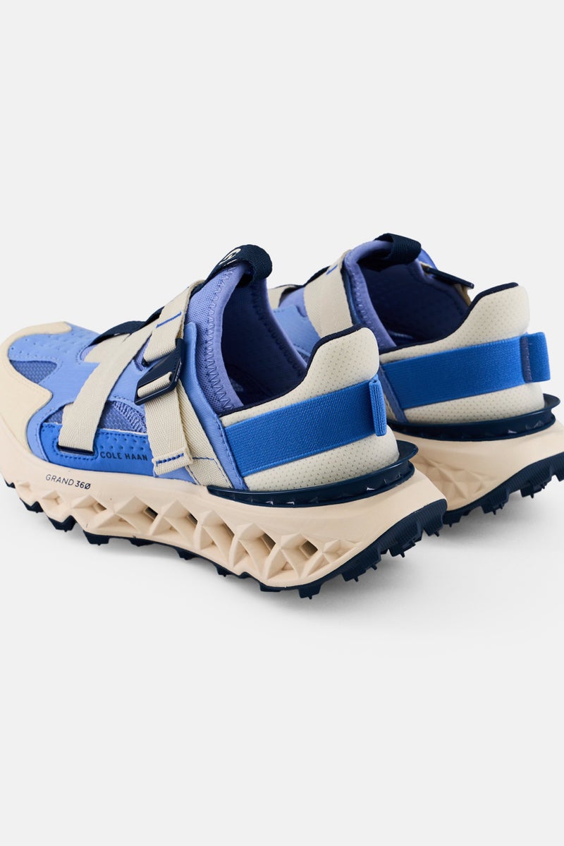 COLE HAAN Women Medium 5zg Monk Running Shoes, Dusty Blue - Image 4